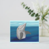 Dolphin Ocean Briefkaart (Staand voorkant)