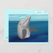 Dolphin Ocean Briefkaart (Voorkant / Achterkant)