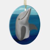 Dolphin Ocean Ornaments Keramisch Ornament (Rechts)