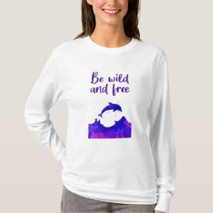 Dolphin Ocean Zee Animal Fish Funny Gift T-shirt
