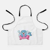 Dolphin on Bathtub Schort (Voorkant)