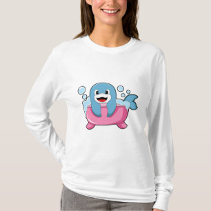 Dolphin on Bathtub T-shirt