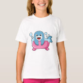 Dolphin on Bathtub T-shirt (Voorkant)