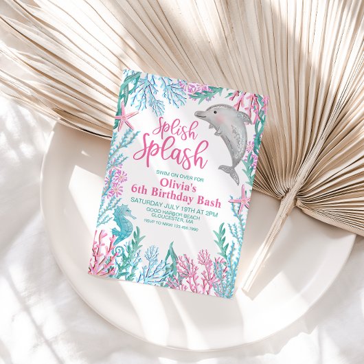 Dolphin onder de uitnodiging van het Zee van de ve