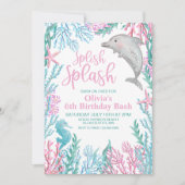 Dolphin onder de uitnodiging van het Zee van de ve (Voorkant)