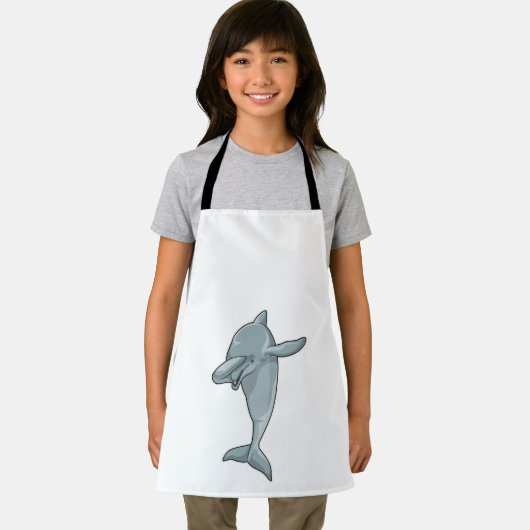 Dolphin op Hip Hop Dance Dab Schort (Insitu)