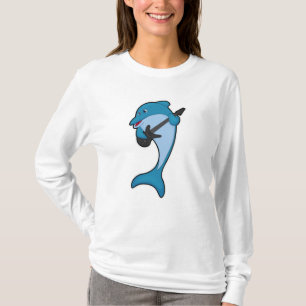 Dolphin op Music met Guitar T-shirt