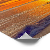 Dolphin op Sunset, Fort Myers Beach, Florida Poster (Hoek)