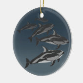 Dolphin Ornament, persoonlijk aangepast Dolphin Ar Keramisch Ornament (Links)