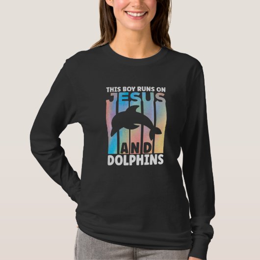 Dolphin Outfit for Dolphin Lovers Apparel for Boys T-shirt (Voorkant)