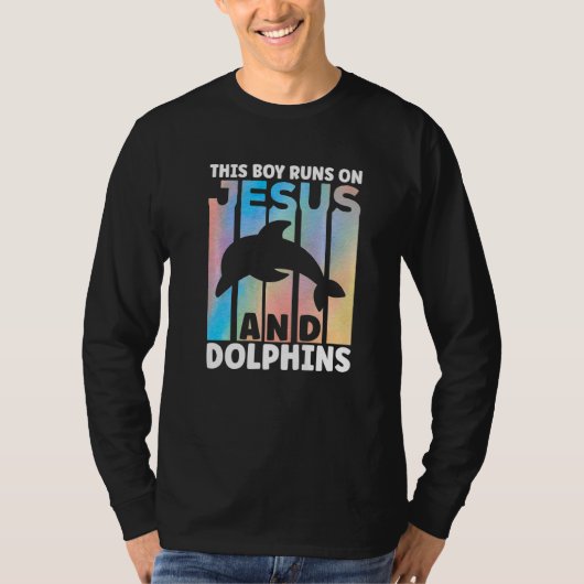 Dolphin Outfit for Dolphin Lovers Apparel for Boys T-shirt (Voorkant)