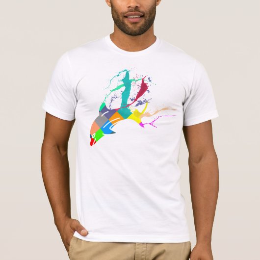 Dolphin Paint T-shirt (Voorkant)