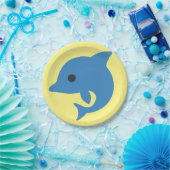 Dolphin Papieren Bordje (Feest)