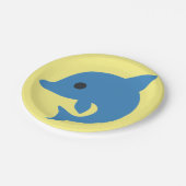 Dolphin Papieren Bordje (Gekanteld)