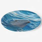Dolphin Papieren Bordje (Gekanteld)