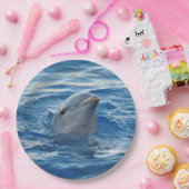 Dolphin Papieren Bordje (Feest)