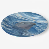 Dolphin Papieren Bordje (Gekanteld)