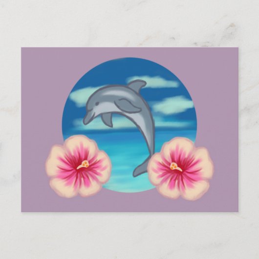Dolphin Paradise Briefkaart (Voorkant)