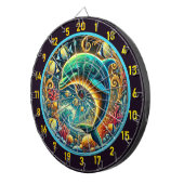 Dolphin Paradise Dartboard: Kustflair Dartbord (Voorkant Rechts)