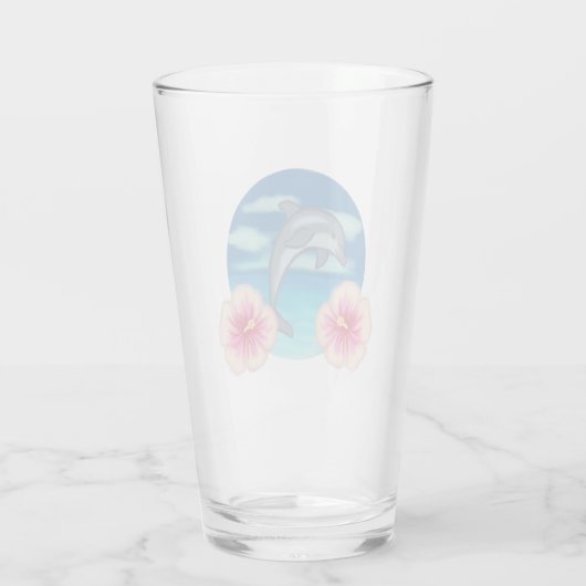 Dolphin Paradise Glas (Achterkant)