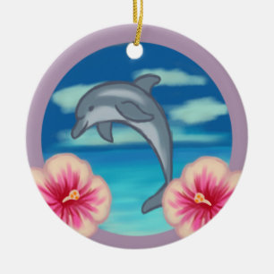 Dolphin Paradise Keramisch Ornament