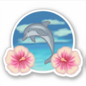 Dolphin Paradise Sticker (Voorkant)