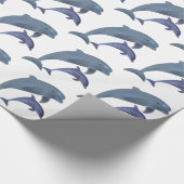 Dolphin Pattern Wrapping Paper Cadeaupapier (Hoek)