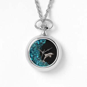 Dolphin Paua Shell Wave watch Horloge