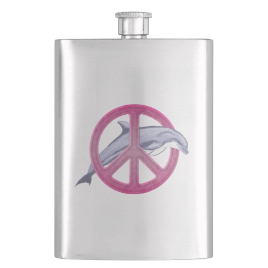 Dolphin Peace Pink Flacon (Voorkant)