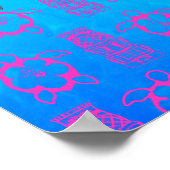 Dolphin Peace Pink Poster (Hoek)