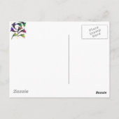 Dolphin Peace Pod Briefkaart (Achterkant)