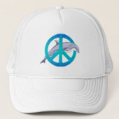 Dolphin Peace Trucker Pet (Voorkant)