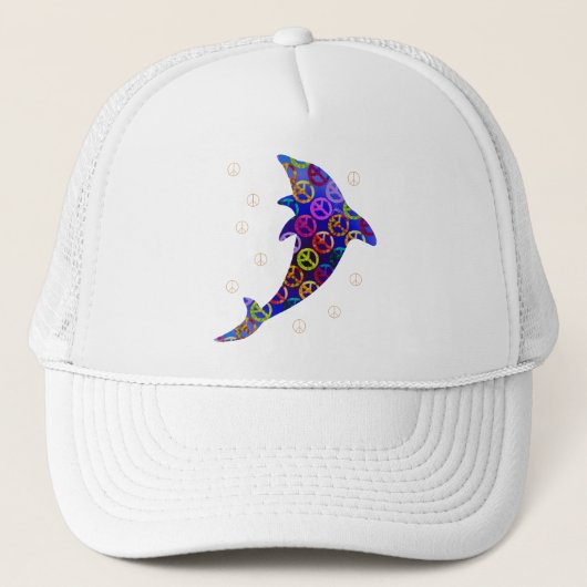 Dolphin Peace Zaterdag Pet (Voorkant)