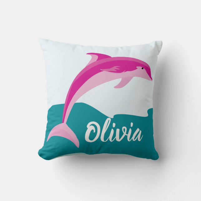 Dolphin Pillow op maat Kussen (Voorkant)