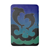 Dolphin Play Bath Rug Badmat (Voorkant Verticaal)