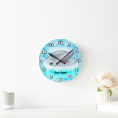 Dolphin Play Clock Ronde Klok (Huis)