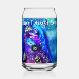 Dolphin Play Laugh Love Whimsical Painting Art  Blikvorm Glas