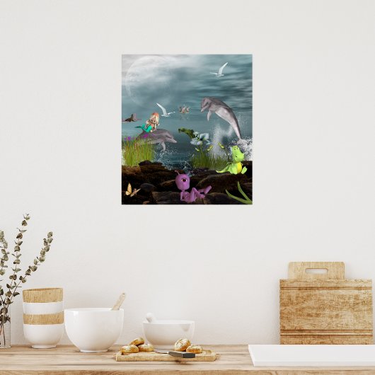 Dolphin_play Poster (Keuken)