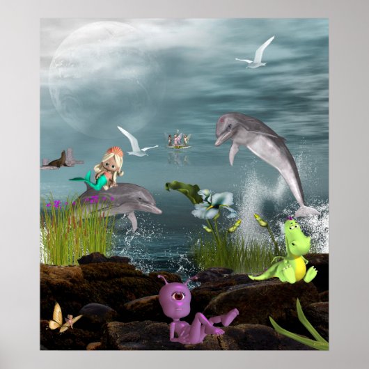 Dolphin_play Poster (Voorkant)