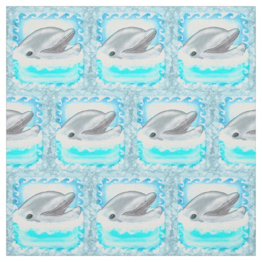 Dolphin Play Stof (Swatch)