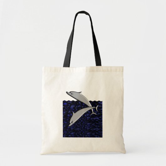Dolphin Play Tote Bag (Voorkant)