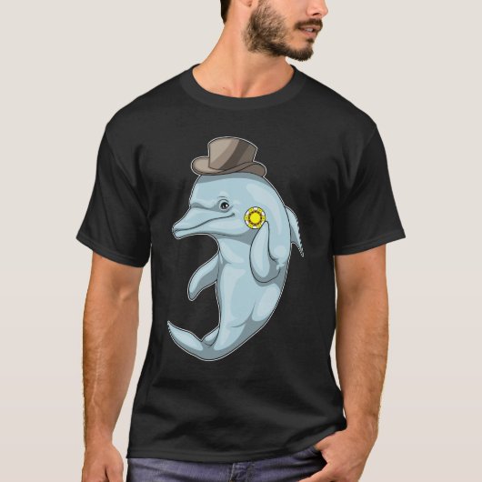Dolphin Poker chips T-shirt (Voorkant)