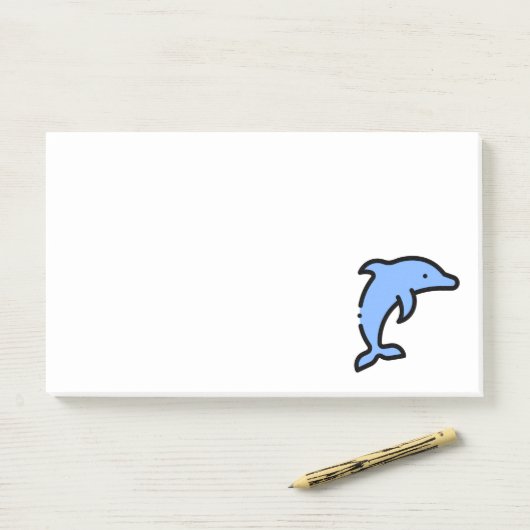 Dolphin Post-it® Notes (Op bureau)
