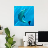 Dolphin Poster (Thuiskantoor)