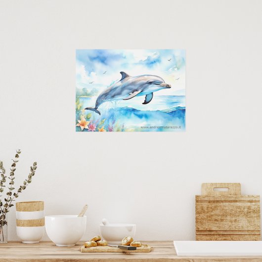 Dolphin Poster (Keuken)