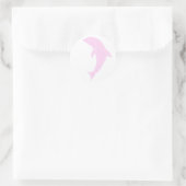 Dolphin preppy clean small ocesea marine ronde sticker (Tas)