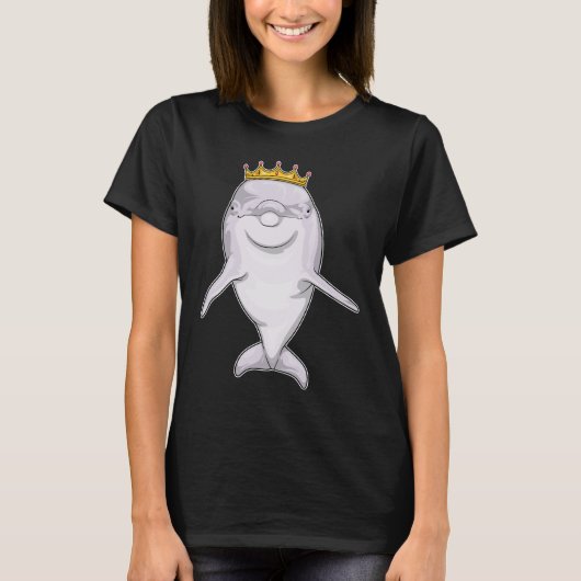 Dolphin Queen Crown T-shirt (Voorkant)