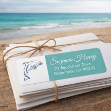 DOLPHIN Retouradres _elegant handschrift