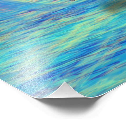 Dolphin Rising Foto Afdruk (Hoek)