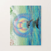 Dolphin Rising Legpuzzel (Verticaal)